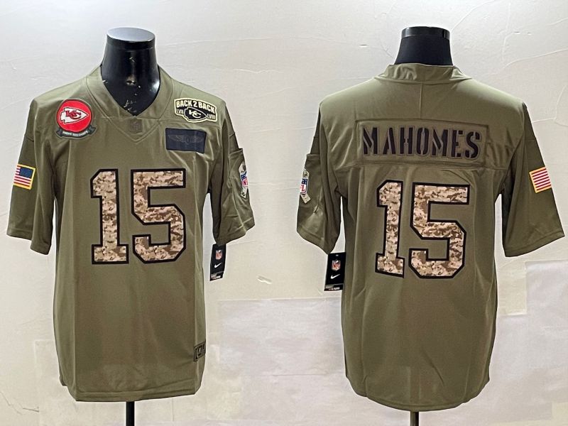 Men Kansas City Chiefs #15 Mahomes Green 2025 Nike Vapor Limited NFL Jersey style 2103->kansas city chiefs->NFL Jersey